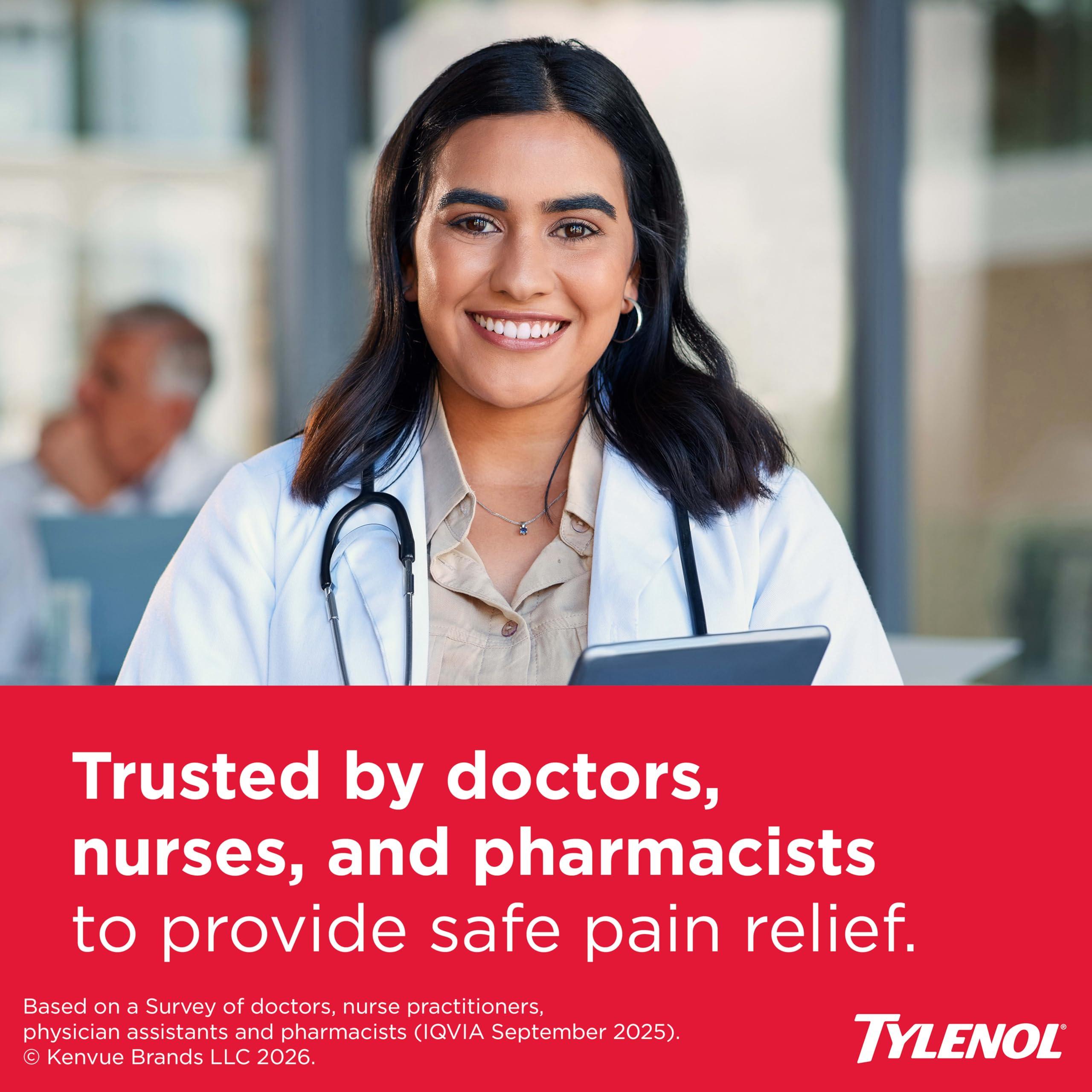 Authentic USA imported Tylenol extra strength bottle