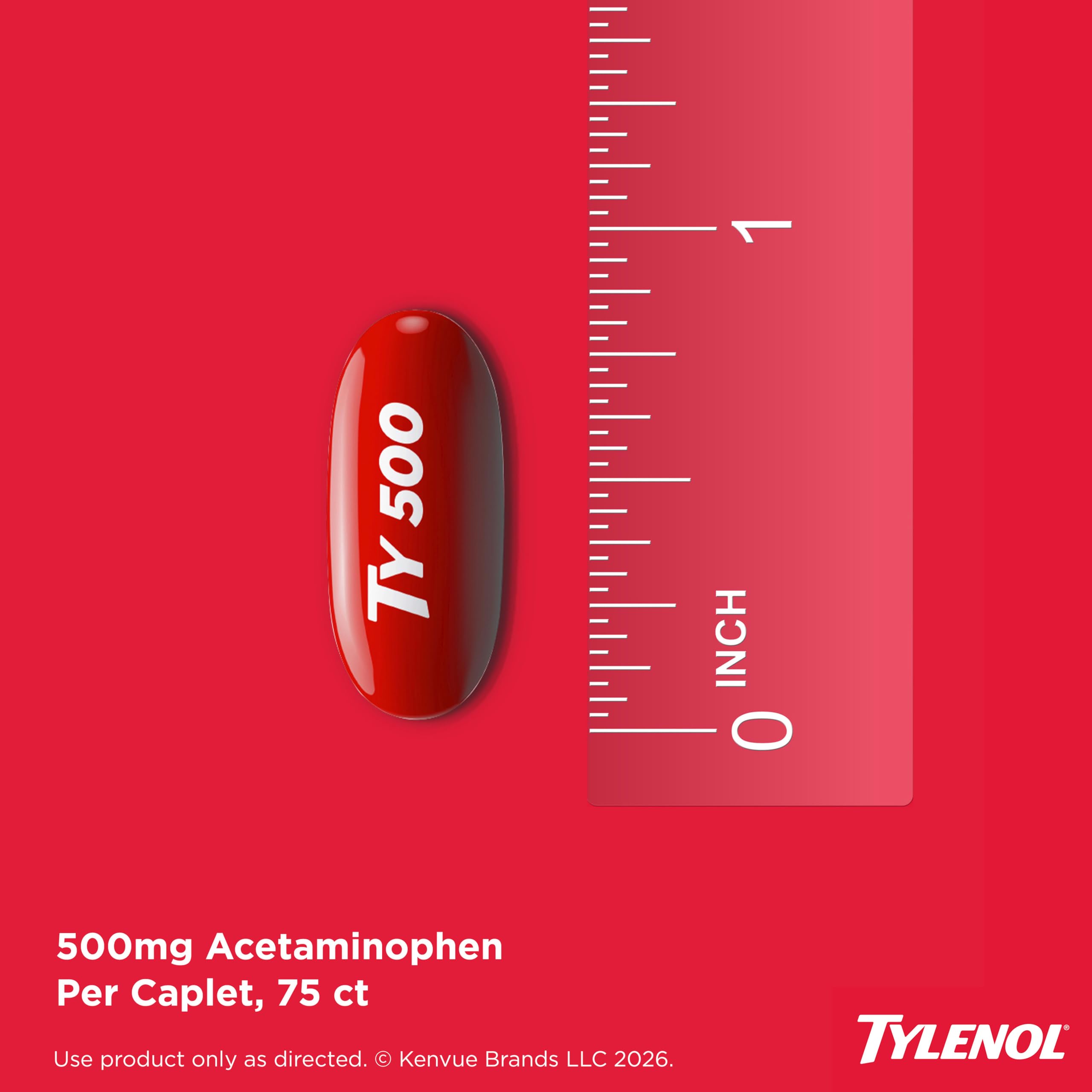 Close up of Tylenol fast acting liquid gel capsules