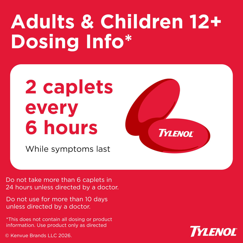 Tylenol Extra Strength packaging showing 75 count
