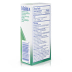 Side profile of Visine-A redness reliever bottle showing the precise dropper tip.