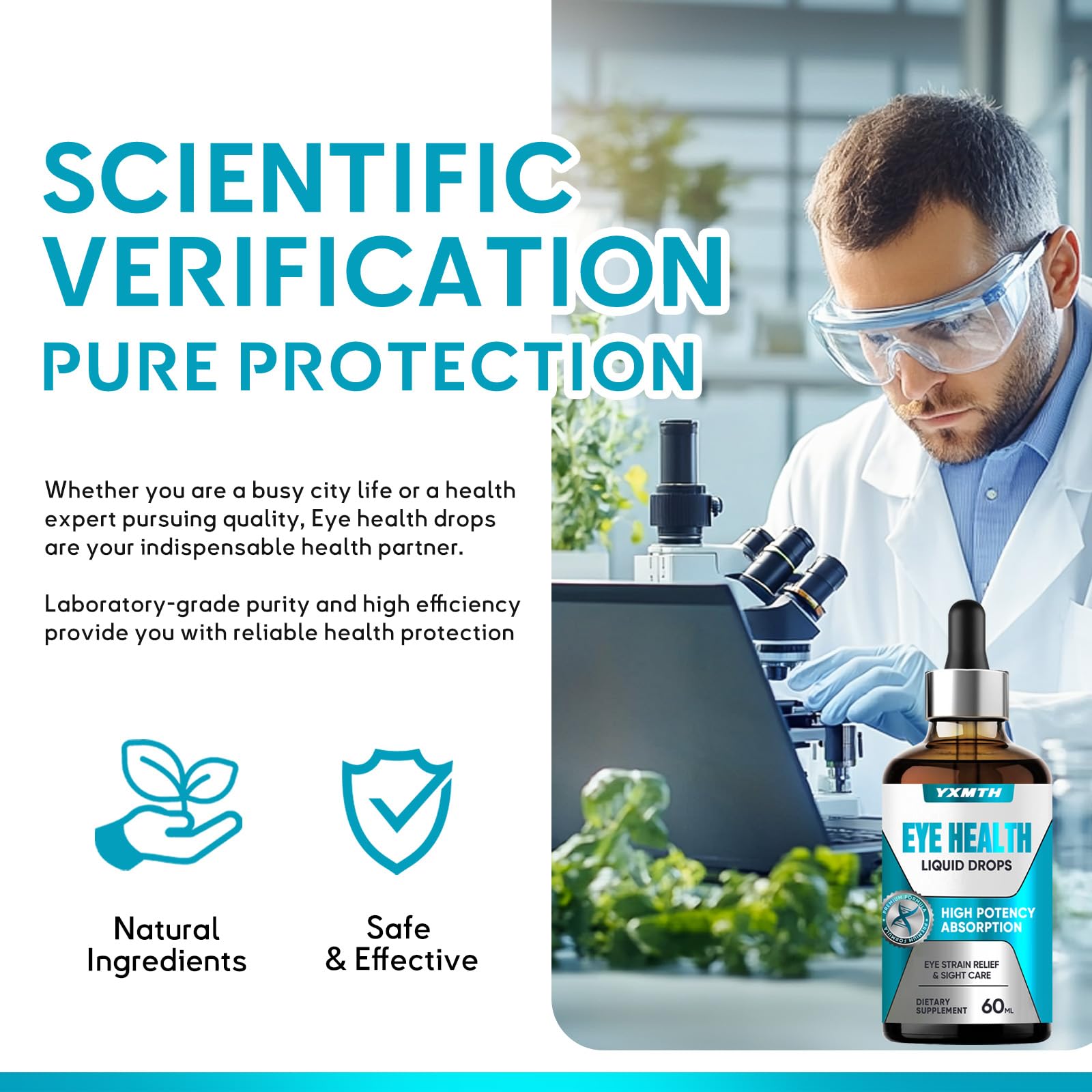 Fuenvegtal Eyebright supplement packaging highlighting the Euphrasia officinalis and bilberry extract formulation.