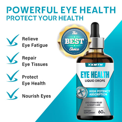 Fuenvegtal YXMTH eye fatigue relief formula bottle placed next to natural berries and herbs.