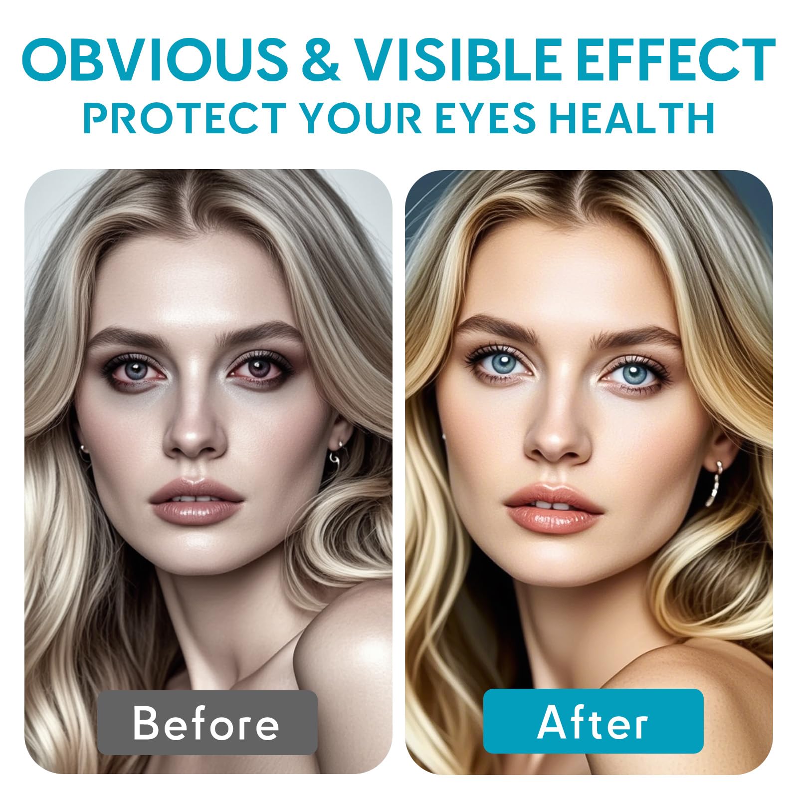 Fuenvegtal authentic USA imported eye care supplement bottle displayed on a clean background.