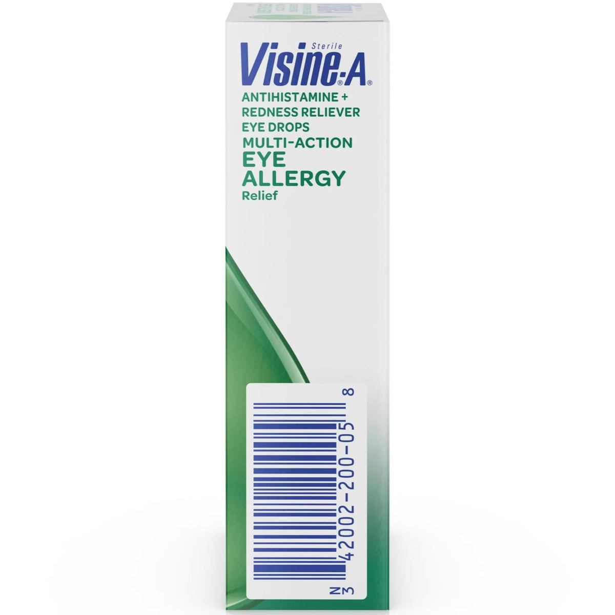 Visine premium anti allergy eye drops twin pack display for seasonal symptom care