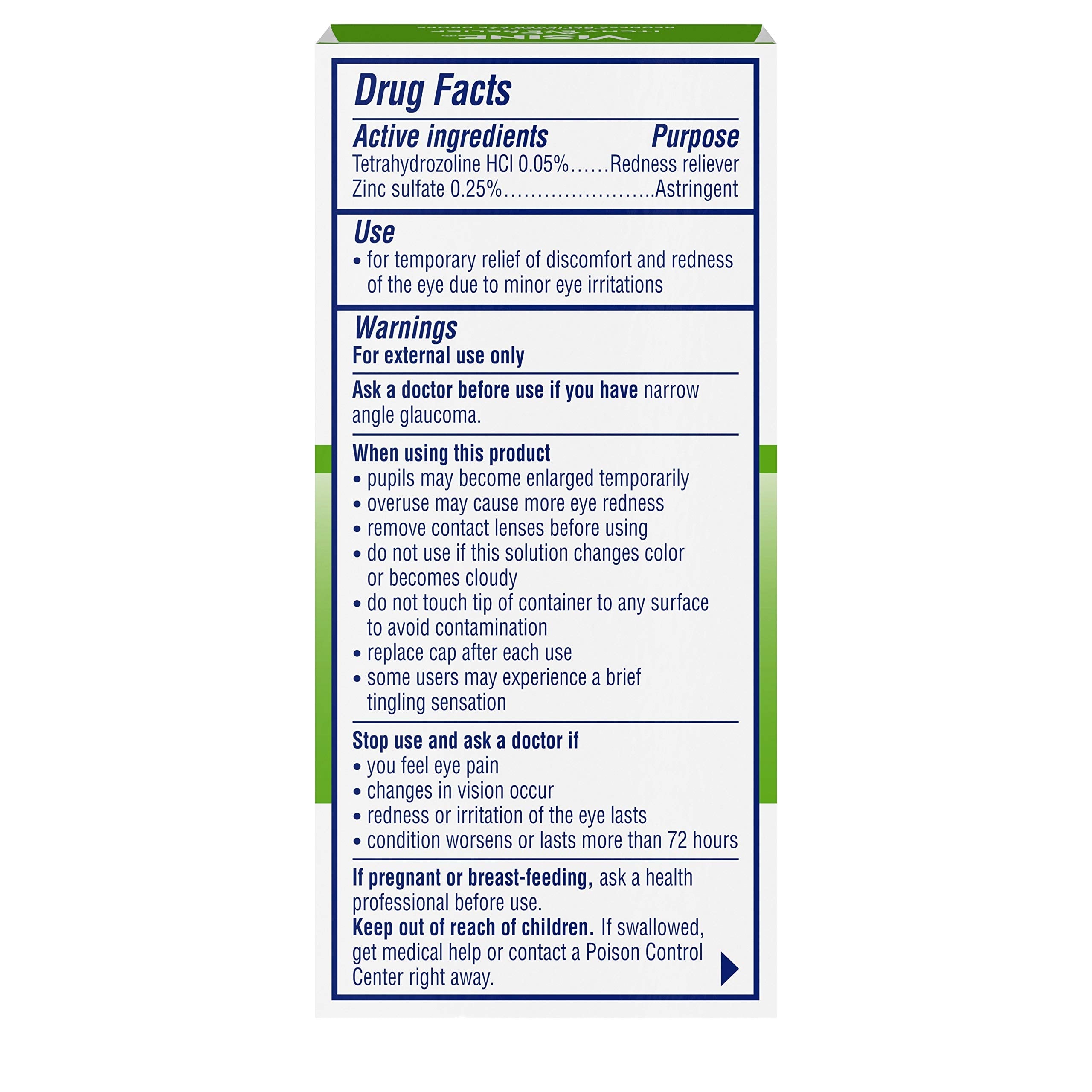 Visine AC Itchy Eye Relief fifteen milliliter bottle display
