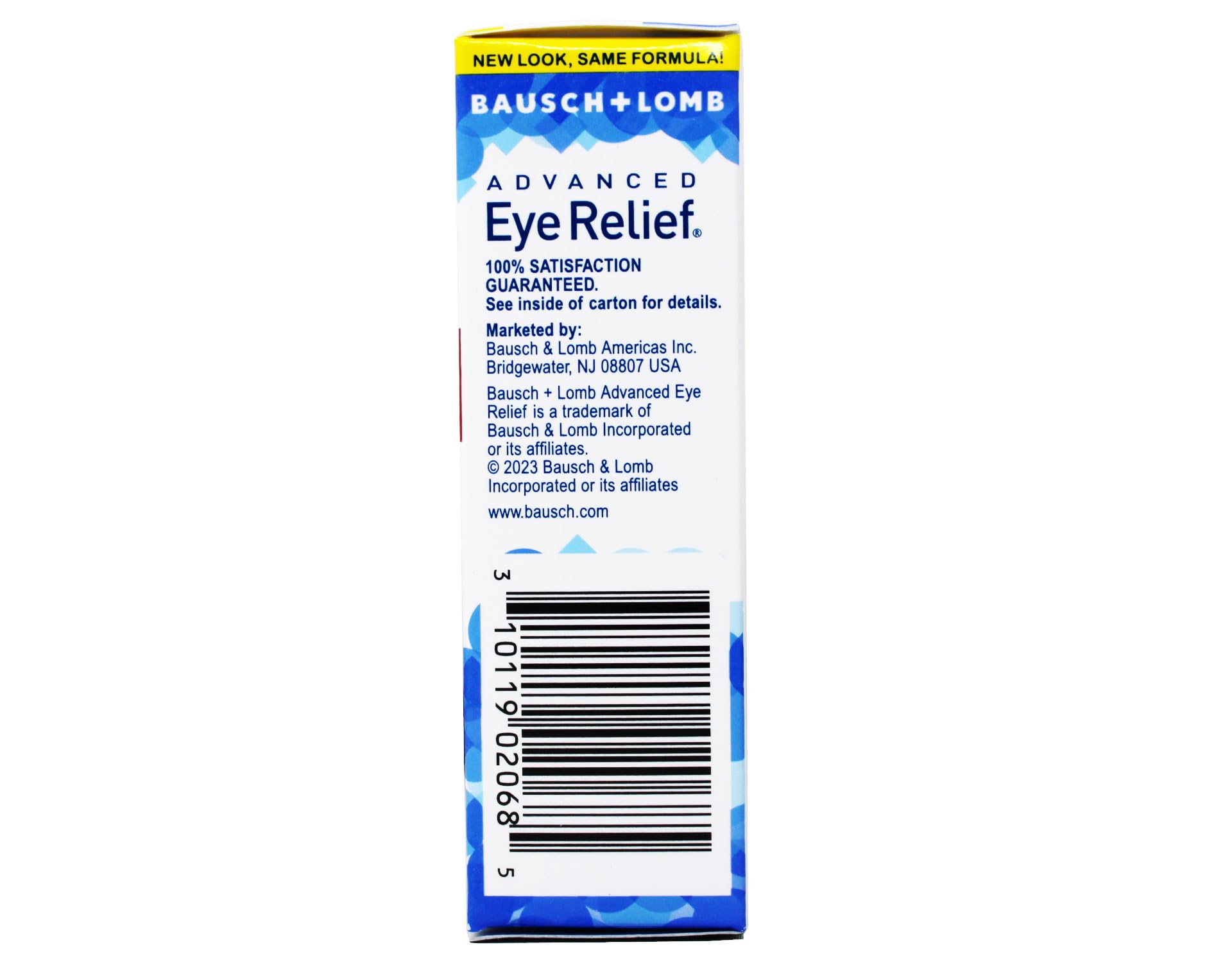 Bausch and Lomb Advanced Eye Relief dry eye drops solution for seasonal allergy comfort