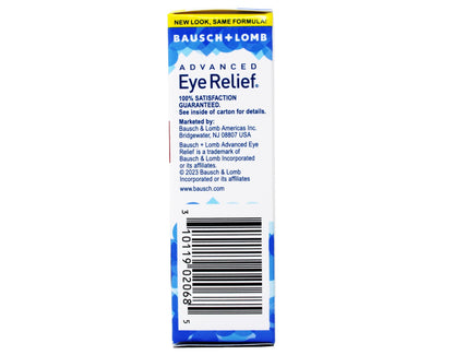 Bausch and Lomb Advanced Eye Relief dry eye drops solution for seasonal allergy comfort