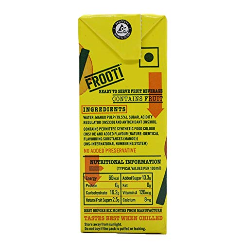 Bulk box containing forty pieces of individual ready to drink real fruit juices.