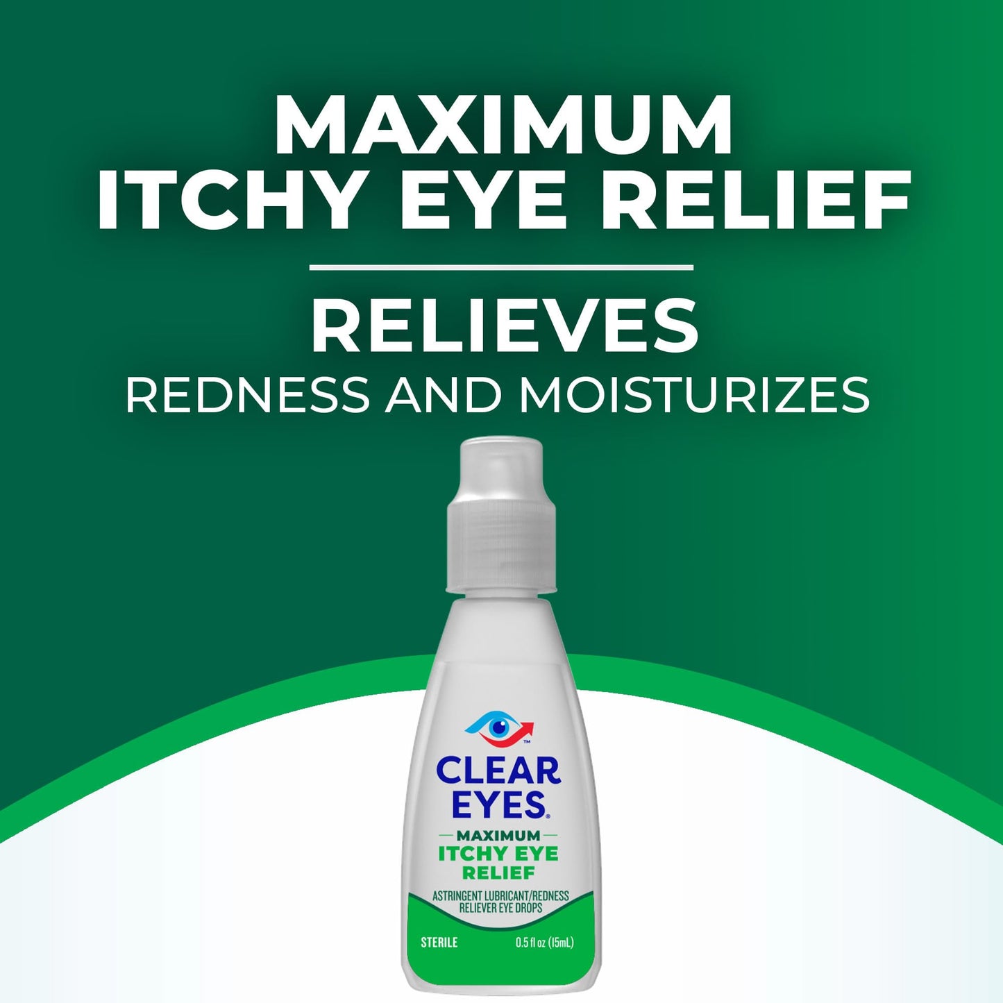 Clear Eyes multi symptom itchy eye relief three bottle set