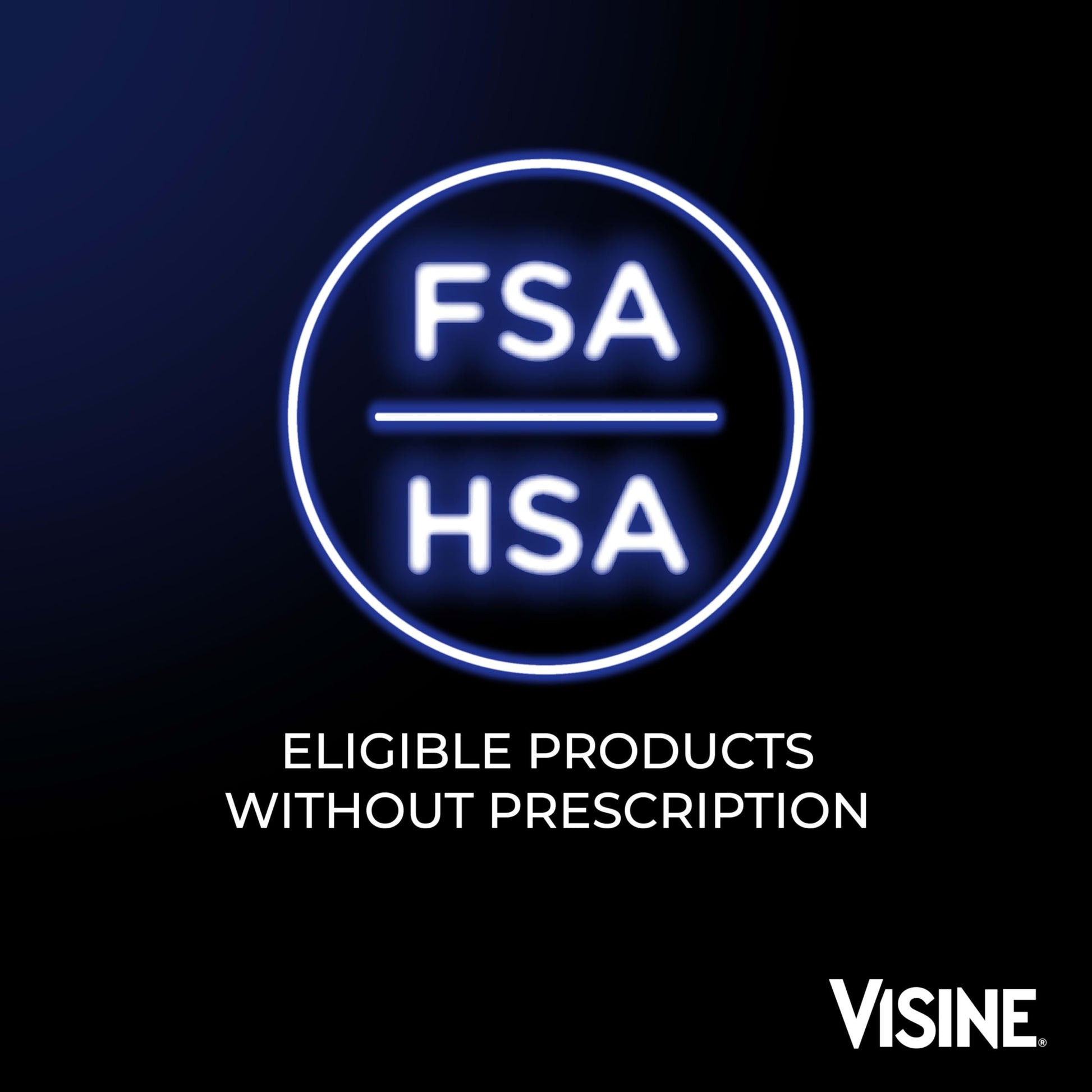 USA imported Visine eye allergy treatment container with green and white label.