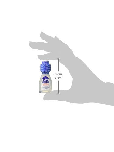 Compact travel size Visine Advanced Relief Lubricant Eye Drops for redness and irritation
