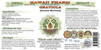 HawaiiPharm Graviola liquid extract dropper bottle packaging