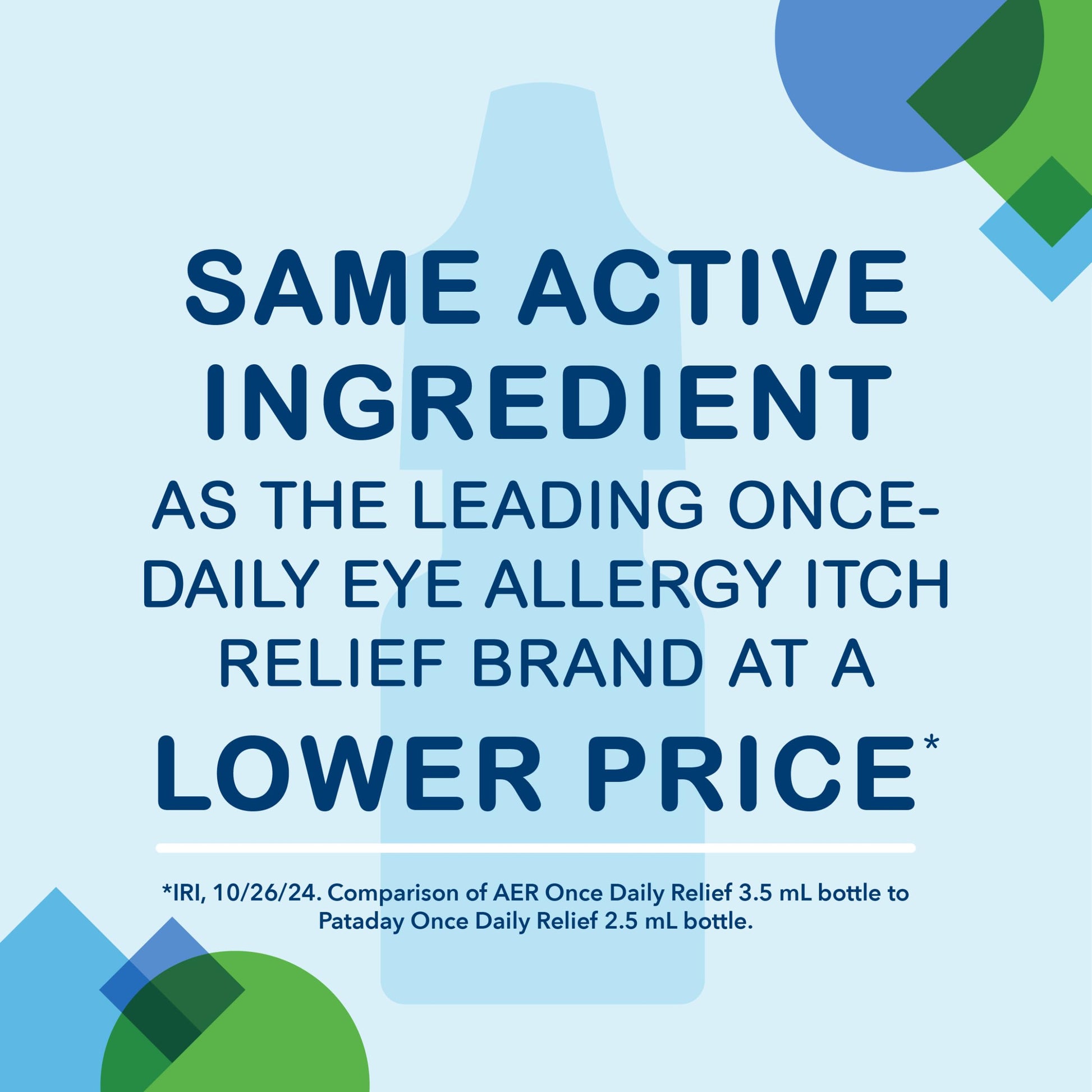 Bausch and Lomb advanced allergy eye relief 0.12 fluid ounce container