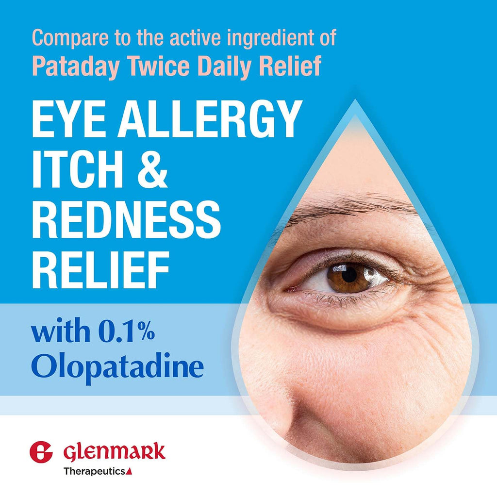 Glenmark Olopatadine 5ml container with tamper evident sterile seal