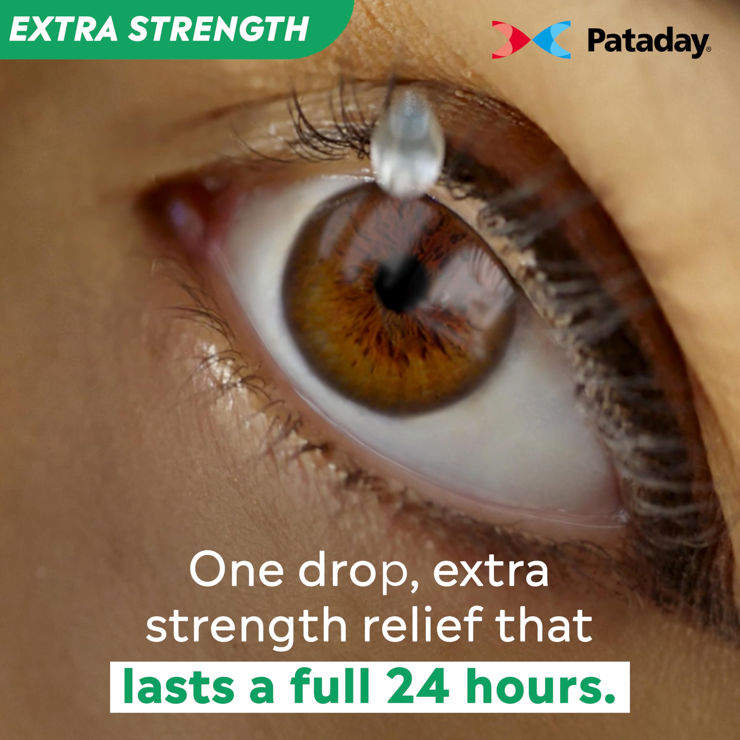 Olopatadine zero point seven percent eye drops bottle showing the precise dropper tip nozzle