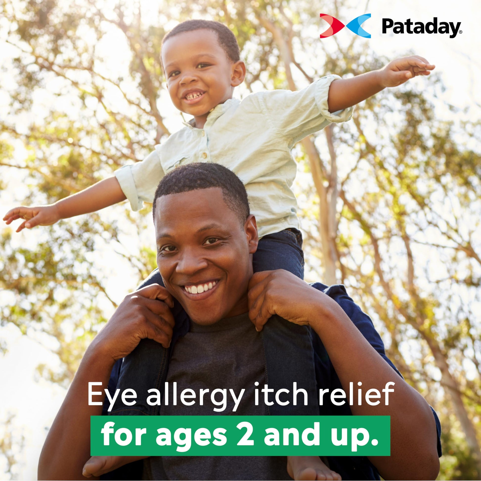 Pataday Twice Daily 5 milliliter box displaying active ingredient and allergy symbols