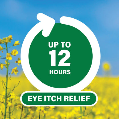 Armas Allergy Eye Drops retail packaging illustrating the 30 day supply for itchy eyes