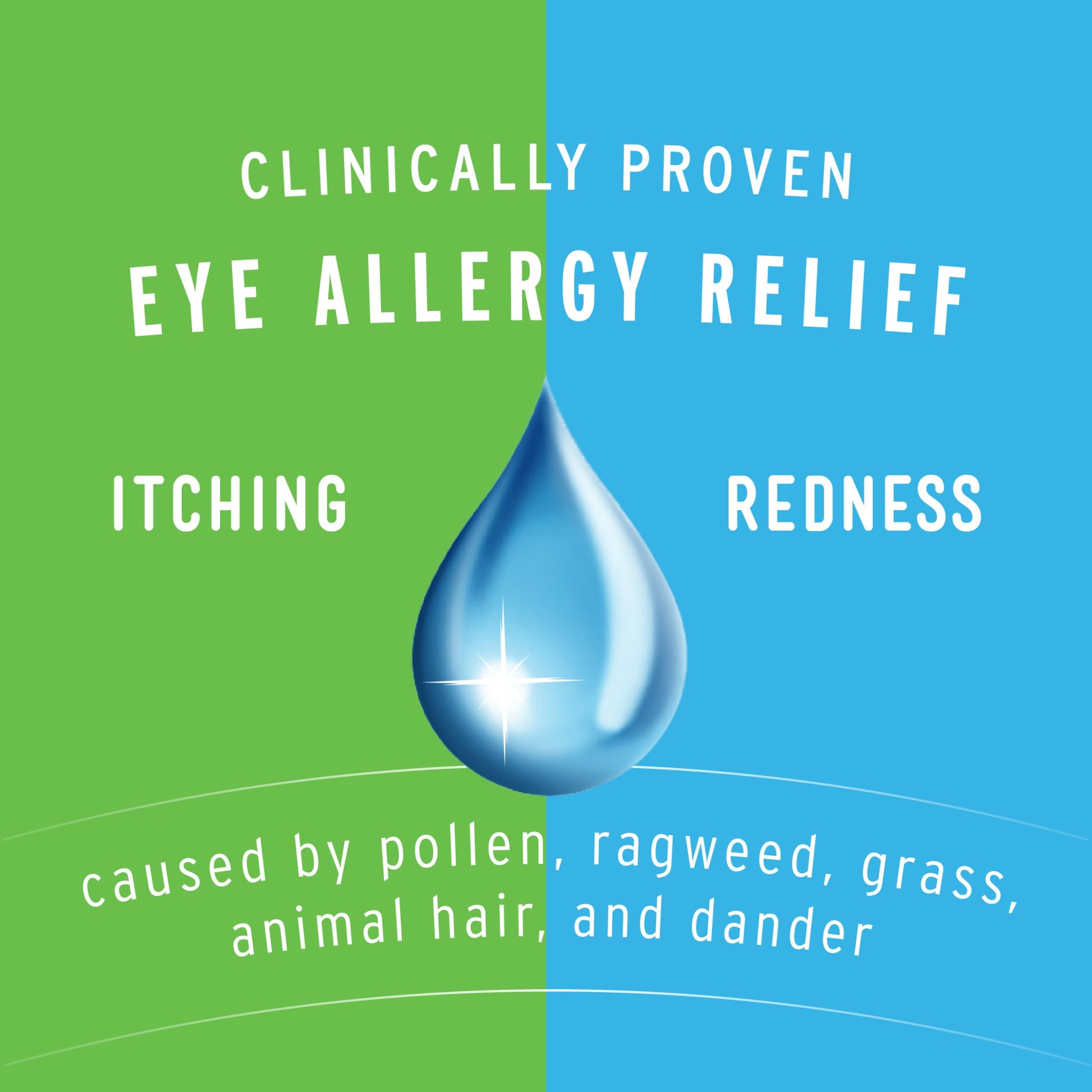 Back label of Opcon-A eye drops showing drug facts and active ingredients.
