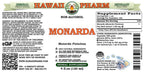 Hawaii Pharm Monarda herbal supplement label and ingredients view