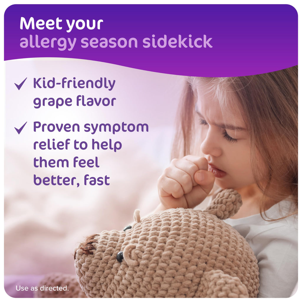 USA imported Dimetapp Chewable Tablets for children allergy relief packaging