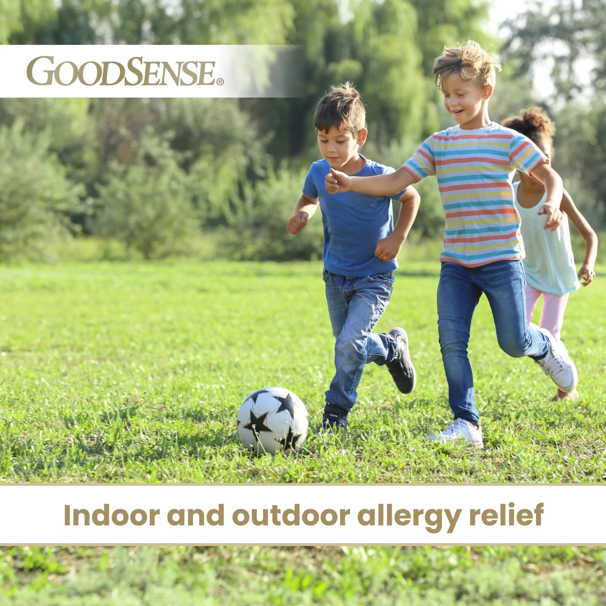 GoodSense children's cetirizine oral solution bubble gum flavor label details