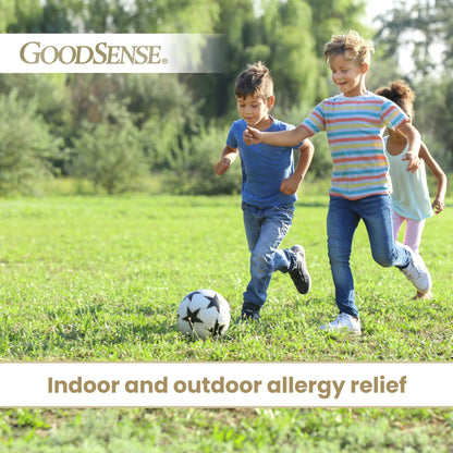 GoodSense children's cetirizine oral solution bubble gum flavor label details