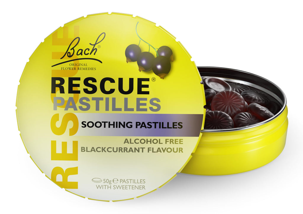 Bach Rescue Pastilles back packaging with seal details