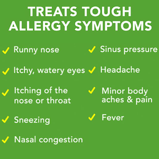 Advil allergy and sinus medicine package displaying active ingredients and usage directions
