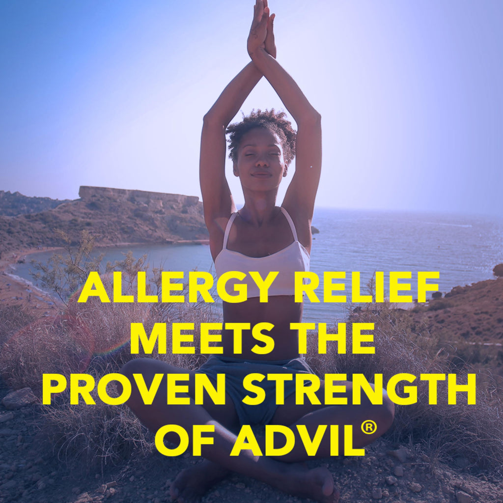 USA imported Advil allergy tablet box showing twenty coated tablets count