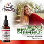 Florida Herbs Elecampane Tincture supplement facts label detail
