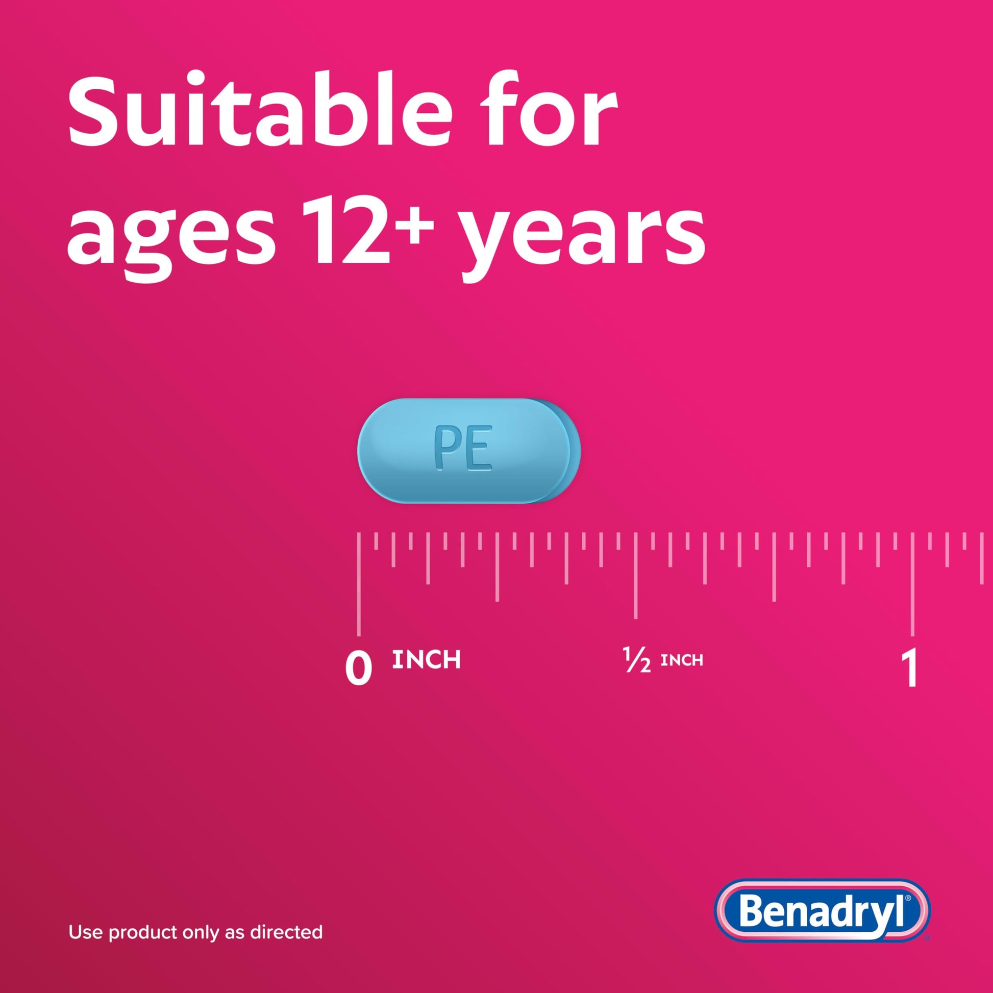 Benadryl Ultratabs diphenhydramine and phenylephrine formula for stuffy nose