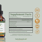 Native Remedies PureCalm daily wellness herbal supplement back label