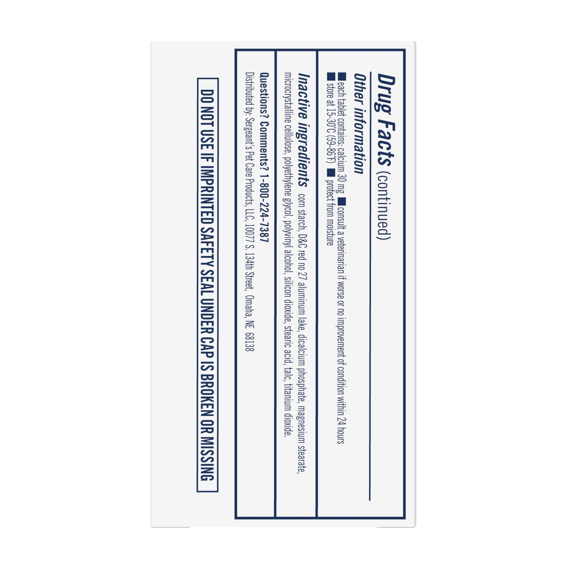 PetArmor 100 count dog antihistamine medicine for insect bites and stings