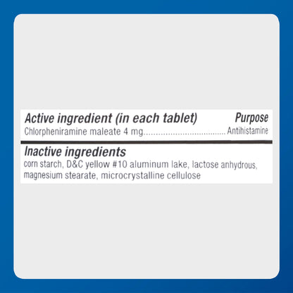 Authentic imported allergy medication bottle showing complete expiration date details