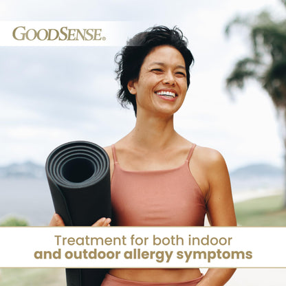 GoodSense Loratadine antihistamine tablets side view detailing original prescription strength directions