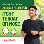 Glenmark Cetirizine 365 count original bottle for year round allergen defense