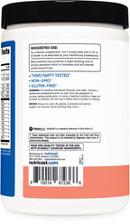 Nutricost non-GMO and gluten free pre workout fitness supplement certification seals close up.