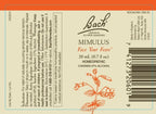 Bach Flower Remedies Larch and Mimulus twenty milliliter bottles packaging detail