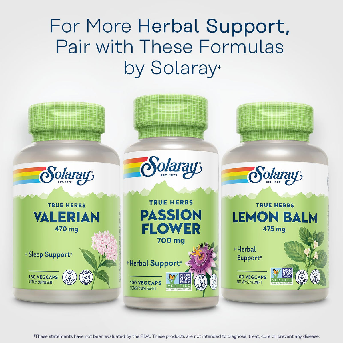 Solaray Passion Flower 700 mg product lifestyle layout