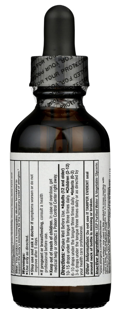 Alcohol free allergy relief remedy by PROGENA for sneezing and sinus pressure relief