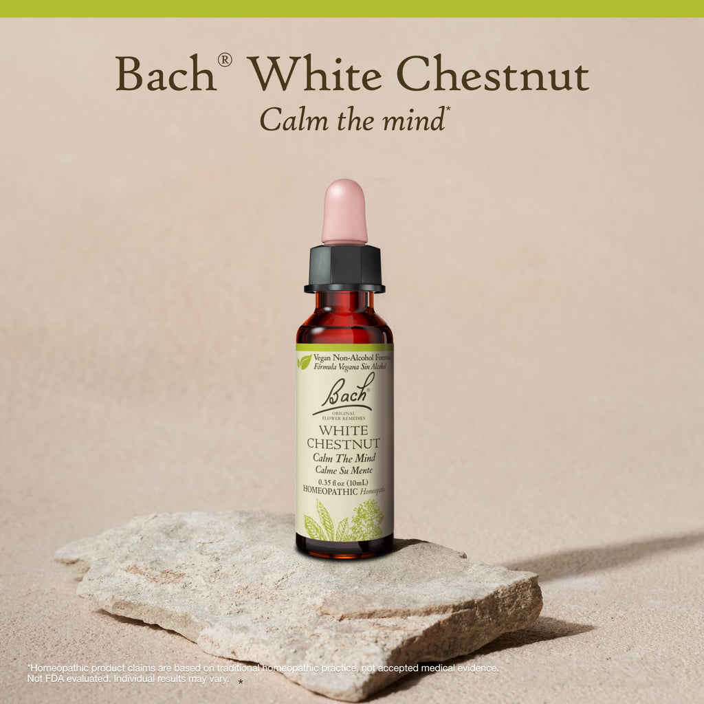 Bach Flower Remedies White Chestnut lifestyle wellness display