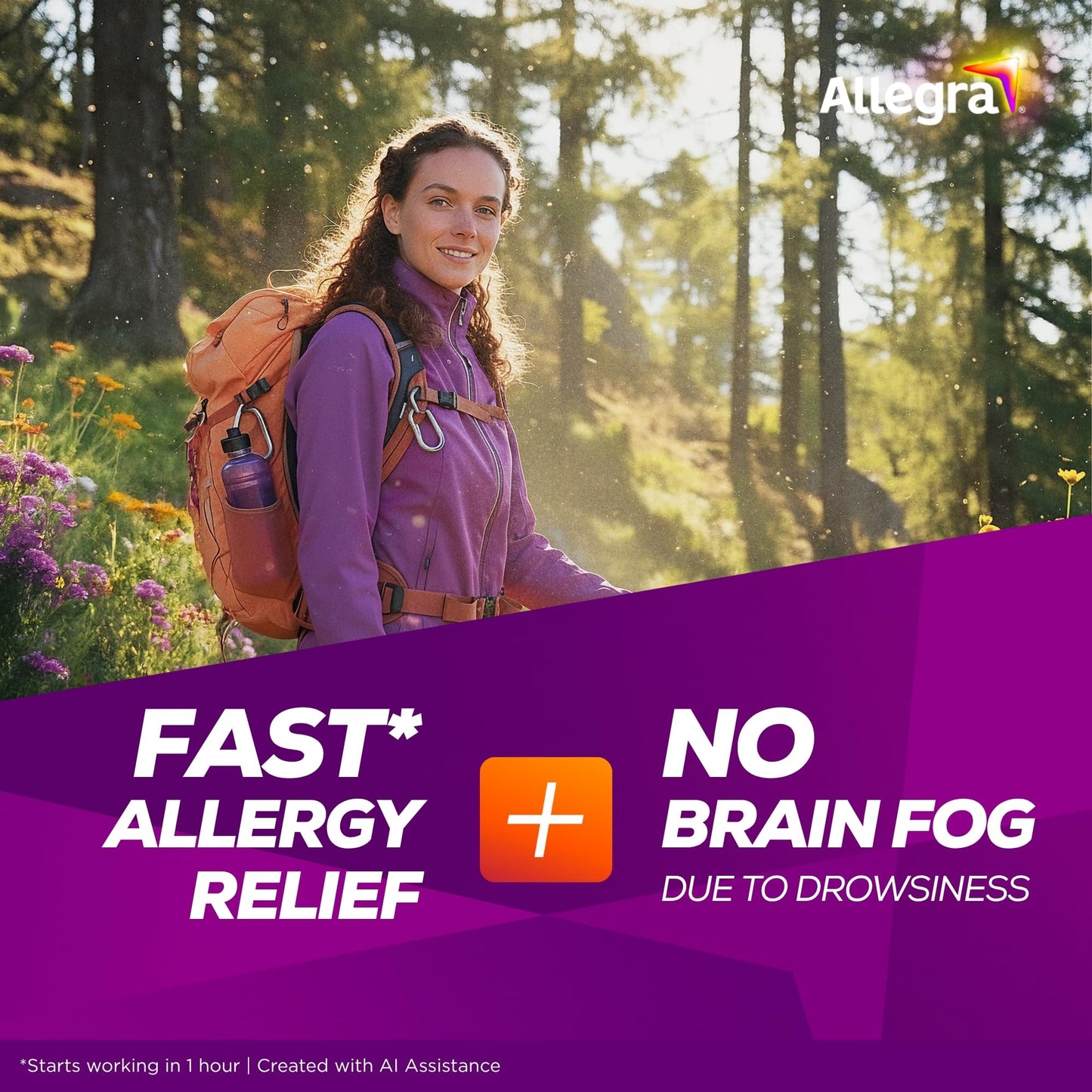 Authentic Allegra adult allergy relief tablets one hundred count value pack