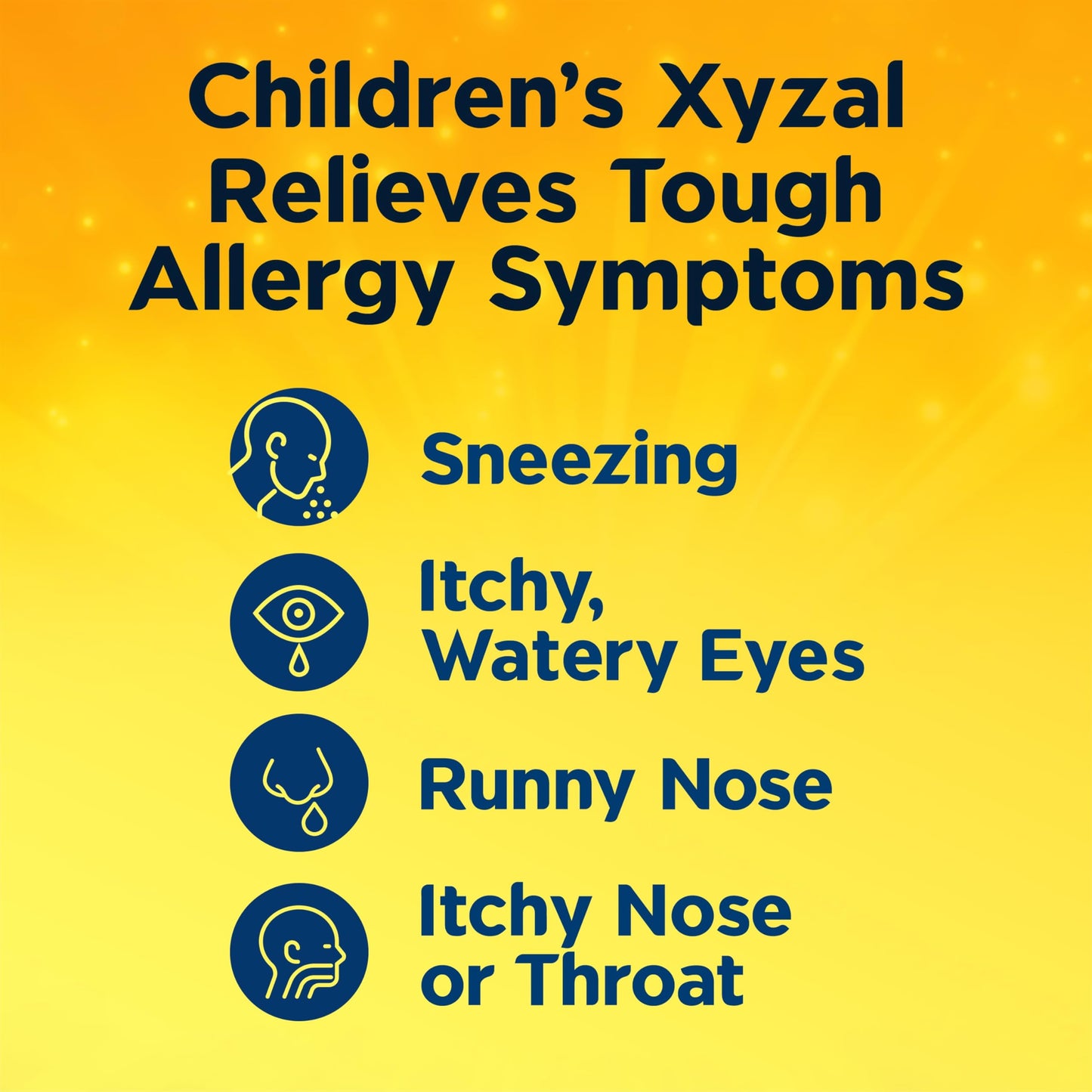 Imported Xyzal liquid allergy relief for kids five fluid ounce bottle