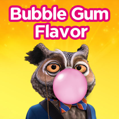 Xyzal oral solution for kids bubble gum flavor bottle back view