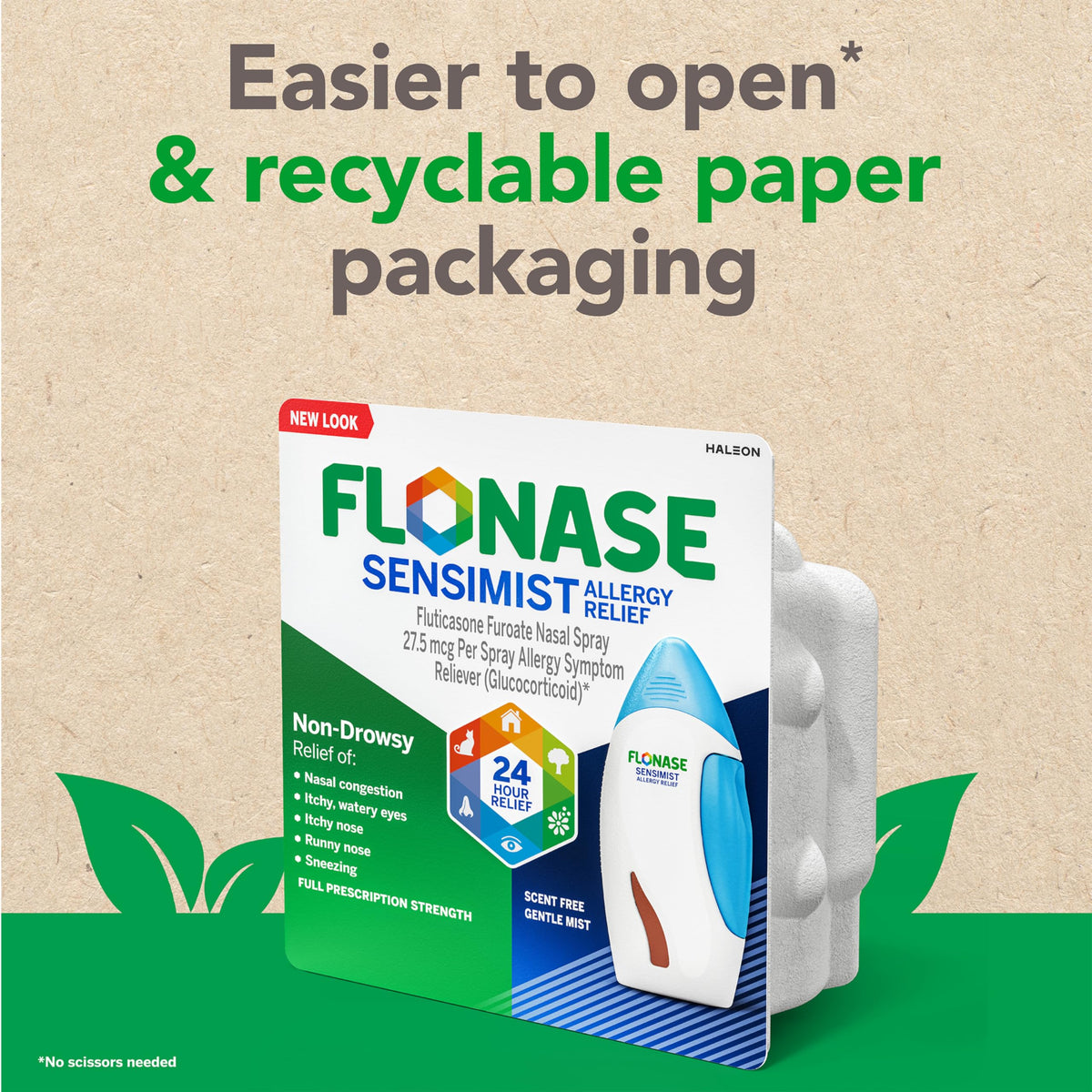 Flonase Sensimist USA imported multi symptom twenty four hour relief nasal spray