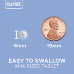 Curist seasonal allergy control treatment medicine bottle showing product warnings