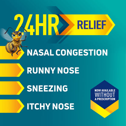 Side view of Nasonex allergy and congestion packaging highlighting active ingredients