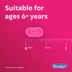 Authentic Benadryl Ultratabs 24 count portable travel blister pack for emergency allergies