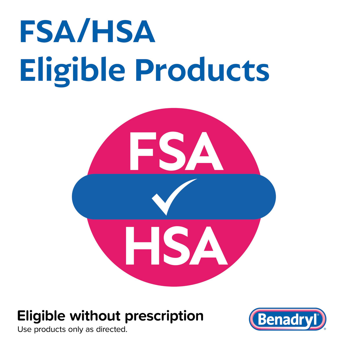 Benadryl diphenhydramine hydrochloride 25mg original USA imported supplement box layout