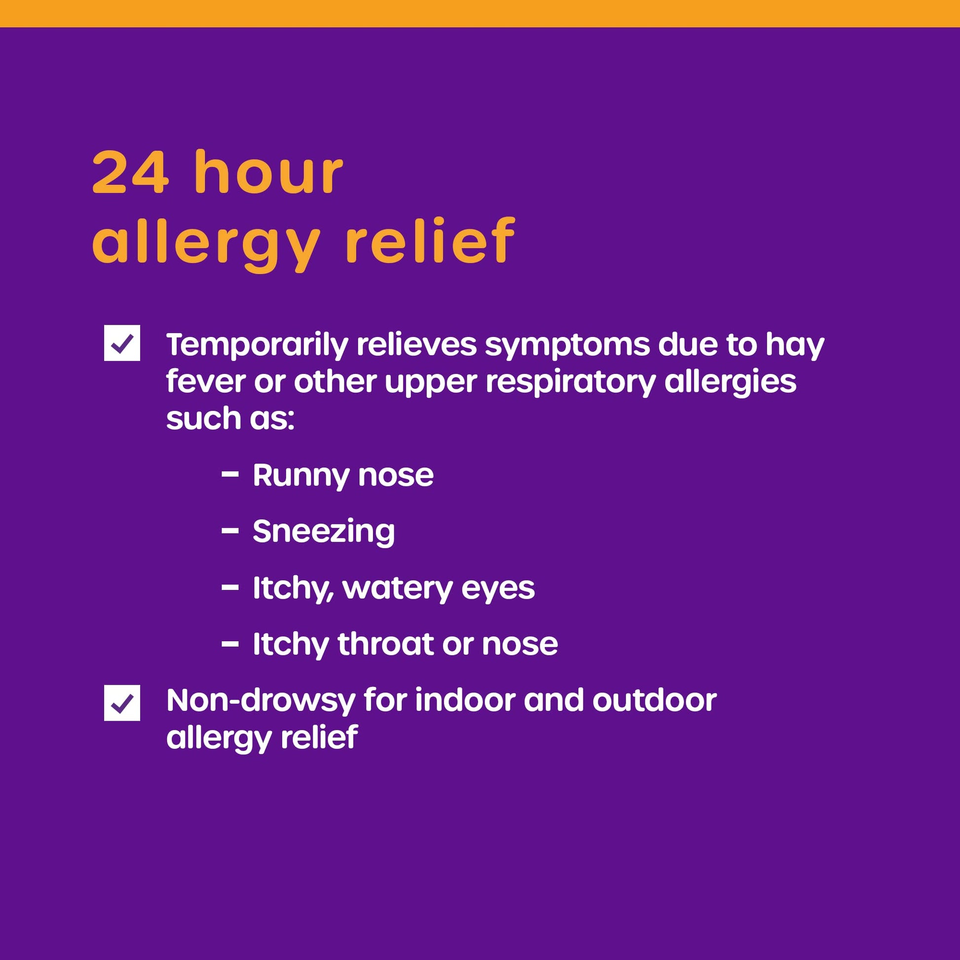 Authentic USA sourced HealthCareAisle antihistamine 90 count bottle for indoor allergy defense